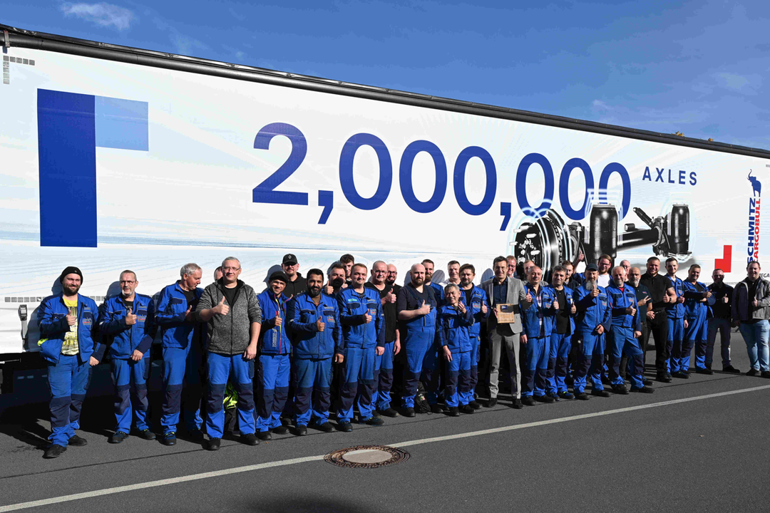 Schmitz Cargobull - Produktion der 2.000.000sten Achse Schmitz Cargobull - Produktion der 2.000.000sten Achse