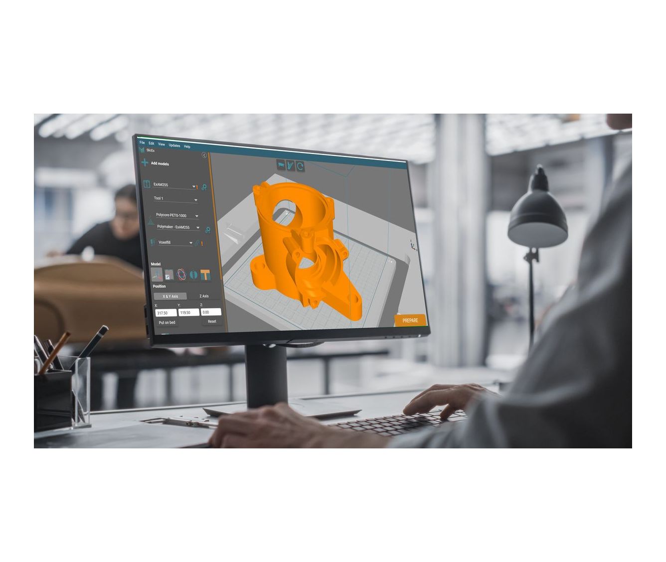 Aim3D at the Formnext 2023: New slicing software for the voxelfill process Aim3D at the Formnext 2023: New slicing software for the voxelfill process