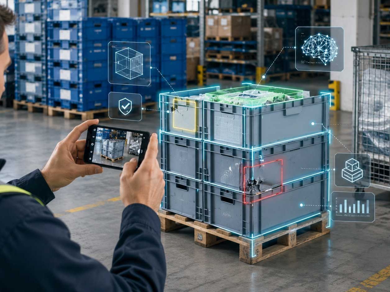 KI erkennt Schäden automatisch: Transparenz im Lademittelmanagement KI erkennt Schäden automatisch: Transparenz im Lademittelmanagement