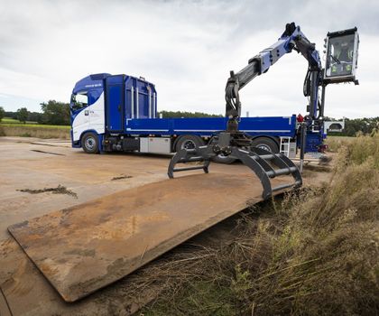 Vp TPA sichert Baustellenlogistik beim Netzausbau von Tennet Germany Vp TPA sichert Baustellenlogistik beim Netzausbau von Tennet Germany