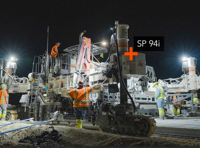 Wirtgen - Gleitschalungsfertiger SP 94i Wirtgen - Gleitschalungsfertiger SP 94i