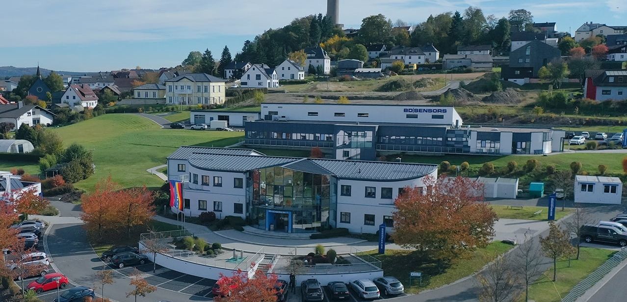 Das Firmengelände von BD|SENSORS. Das Firmengelände von BD|SENSORS.
