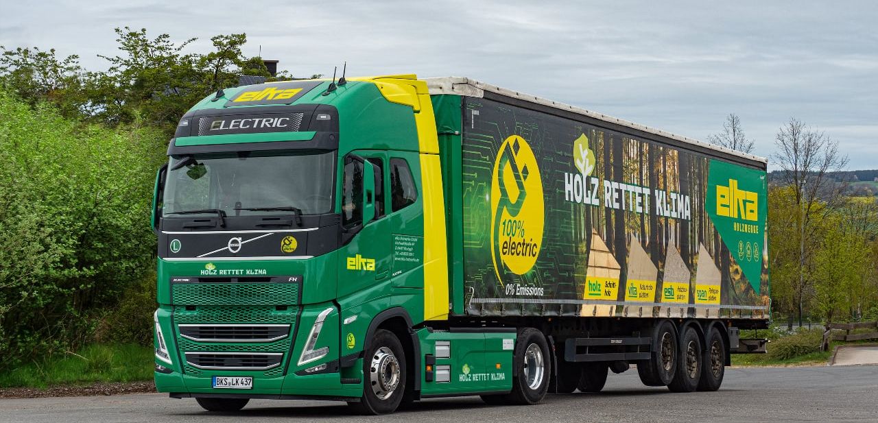 Elektro-Lkw Elka Holzwerke Elektro-Lkw Elka Holzwerke