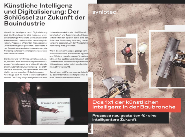 syniotec mit Whitepaper zu Künstlicher Intelligenz syniotec mit Whitepaper zu Künstlicher Intelligenz