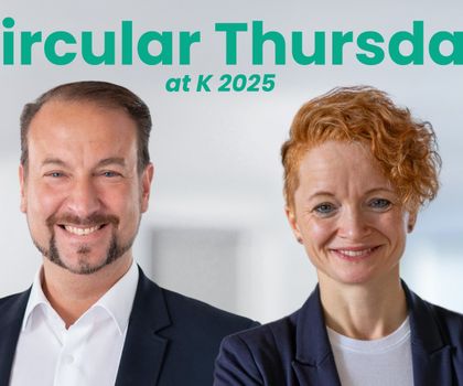 Circular Thursday: Kreislaufwirtschaft im Dialog: Thementag auf der K 2025 Circular Thursday: Kreislaufwirtschaft im Dialog: Thementag auf der K 2025