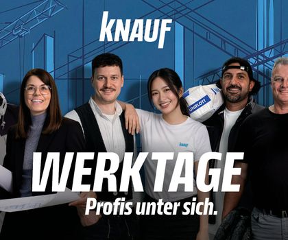 Knauf Werktage 2027: Praxiswissen, Innovationen und Branchendialog Knauf Werktage 2027: Praxiswissen, Innovationen und Branchendialog