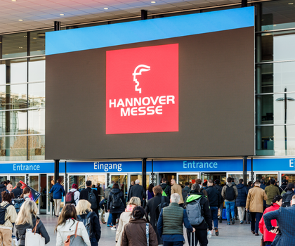 Hannover Messe 2026: VDMA shows market opportunities for drive and fluid technology in automation & defense Entrance to the Hannover Messe