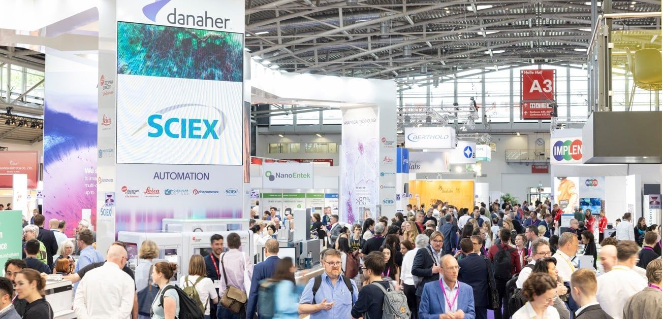 Impression von der Labor-Messe Analytica 2024