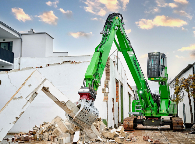 Der neue Sennebogen Abbruchbagger 825 E Demolition