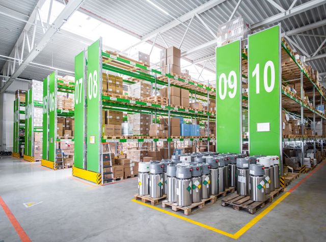 Regaltechnik: Logistikzentrum für medizintechnische Versorgung Regaltechnik: Logistikzentrum für medizintechnische Versorgung