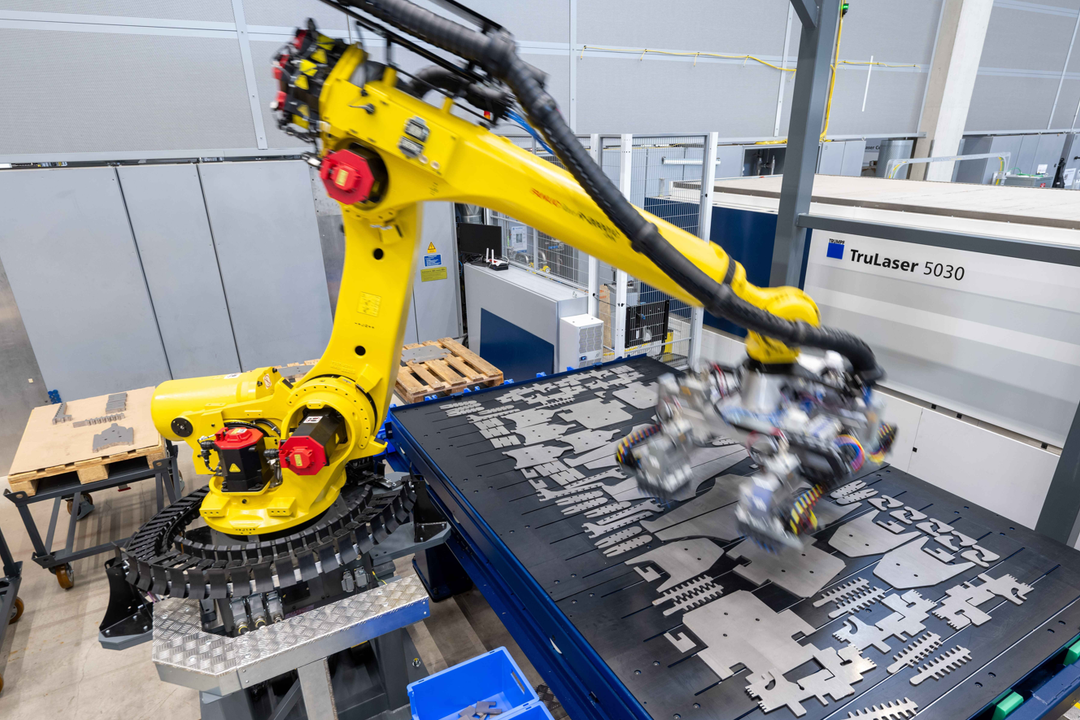 Die neuen Lösungen SortMaster Station und SortMaster Vision von Trumpf ermöglichen, ohne Programmierung vollautomatisch abzusortieren.