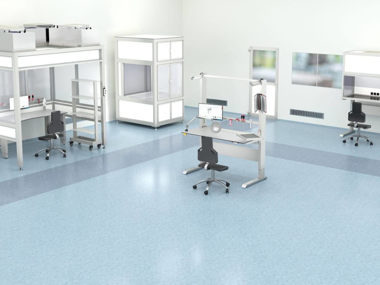 Anzeige: Flexible Reinraumproduktion mit item Flexible Reinraumproduktion mit item