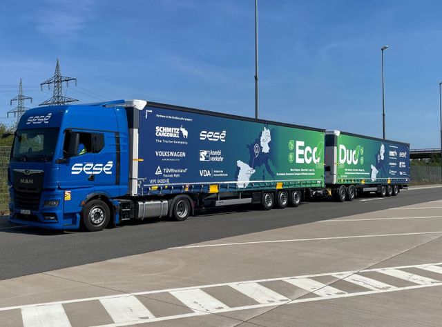 Schmitz Cargobull unterstützt EcoDuo-Pilotprojekt in Deutschland