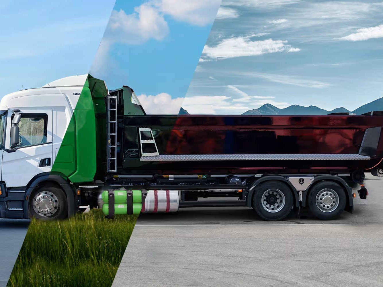 Scania Abrollkipper: Nachhaltige Flexibilität für Transportaufgaben