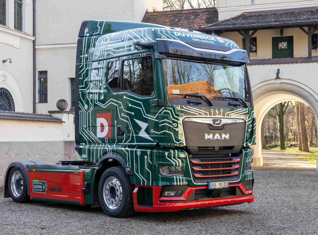 MAN eTruck - nachhaltiger Meilenstein für Duvenbeck und Volkswagen