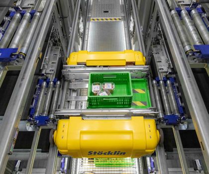 Nominiert als materialfluss Projekt des Jahres 2026: Stöcklin Logistik: Just-in-Time Gourmetlogistik Nominiert als materialfluss Projekt des Jahres 2026: Stöcklin Logistik: Just-in-Time Gourmetlogistik