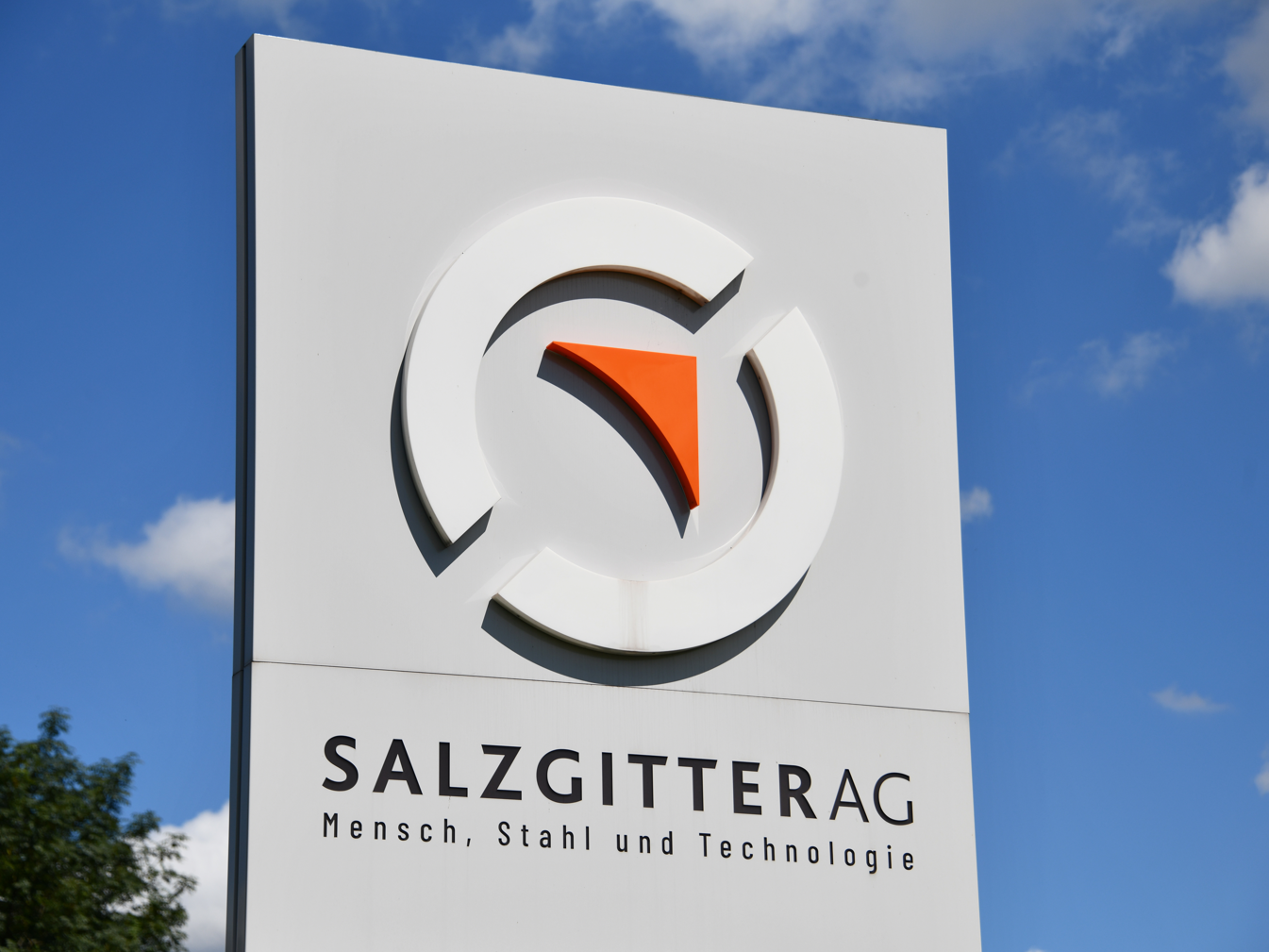 Salzgitter AG Hauptquartier Firmenschild