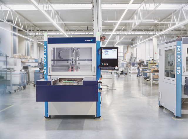 The flexible SAR-1300 stand-alone depaneling machine combines routing and sawing and reliably covers a wide variety of PCB layouts. The flexible SAR-1300 stand-alone depaneling machine combines routing and sawing and reliably covers a wide variety of PCB layouts.