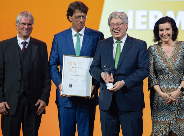 Schaeffler gewinnt den Hermes Award 2026 Preisverleihung Hermes Award 2026, Gewinner 2026: Unternehmen Schaeffler