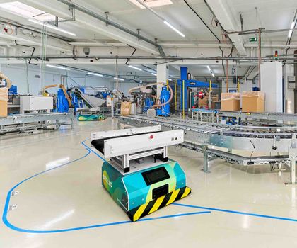 LEO flow in use at Alber Eger: Smart automated material flow