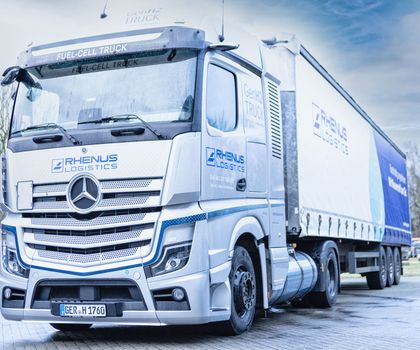 Praxistest mit Brennstoffzellen-Lkw: Wasserstoff-Lkw im Alltagstest