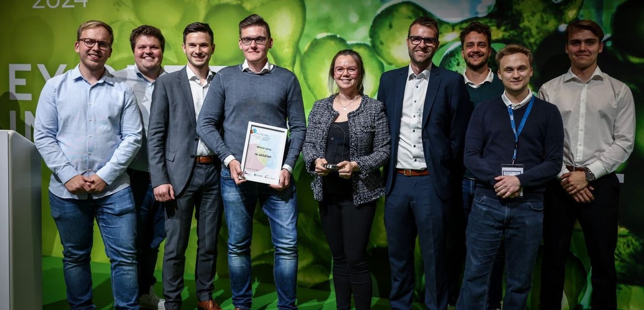 Verleihung des ACHEMA-Gründerpreises 2024 Bild von der Achema-Gründerpreis-Verleihung auf der Achema 2024