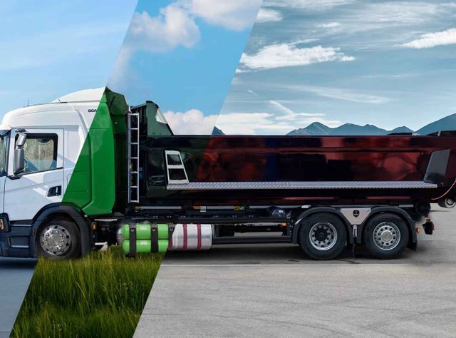 Scania Abrollkipper: Nachhaltige Flexibilität für Transportaufgaben