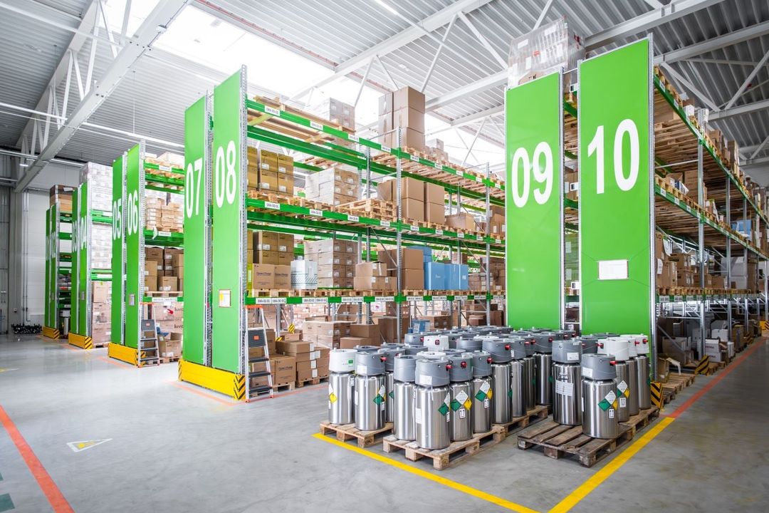 Regaltechnik: Logistikzentrum für medizintechnische Versorgung Regaltechnik: Logistikzentrum für medizintechnische Versorgung