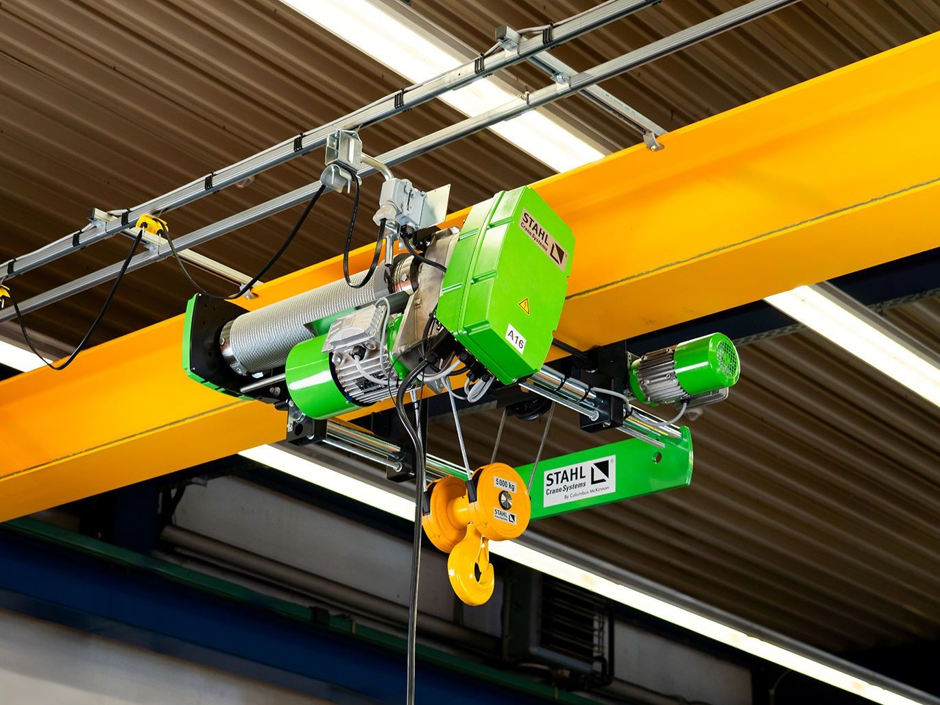 Nominiert als materialfluss Produkt des Jahres 2026: Stahl CraneSystems: Seilzug SXD