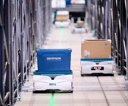 Exotec: Skyfleet für Decathlon: Sieben Lager, fünf Länder, ein System