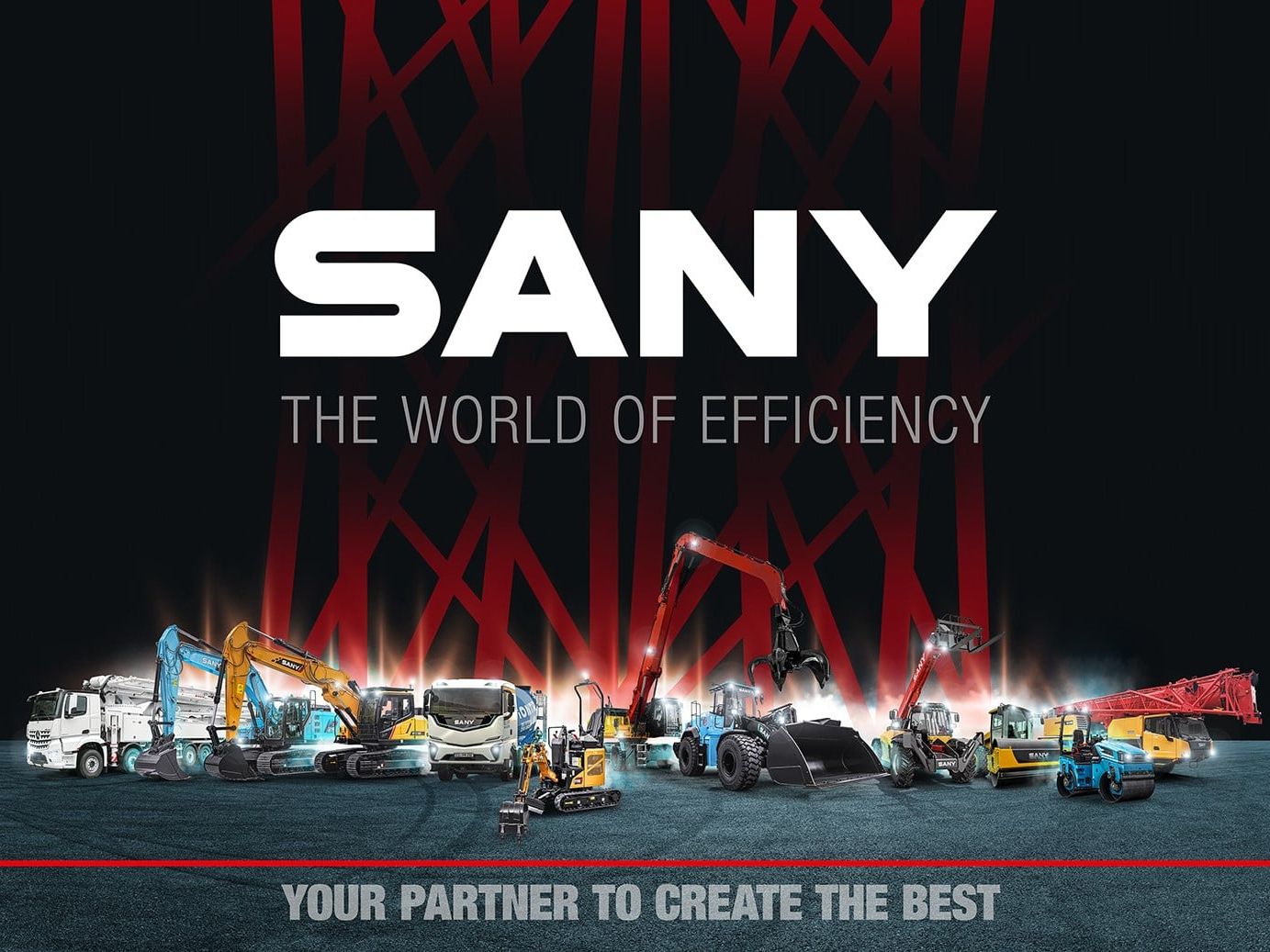 Sany - Maschinen, Innovation, Leistung und Nachhaltigkeit auf 3.000 Quadratmetern Sany - Maschinen, Innovation, Leistung und Nachhaltigkeit auf 3.000 Quadratmetern