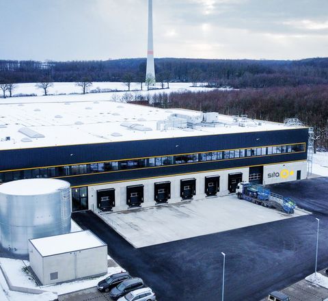 Das neue Sita-Logistikgebäude Das neue Sita-Logistikgebäude