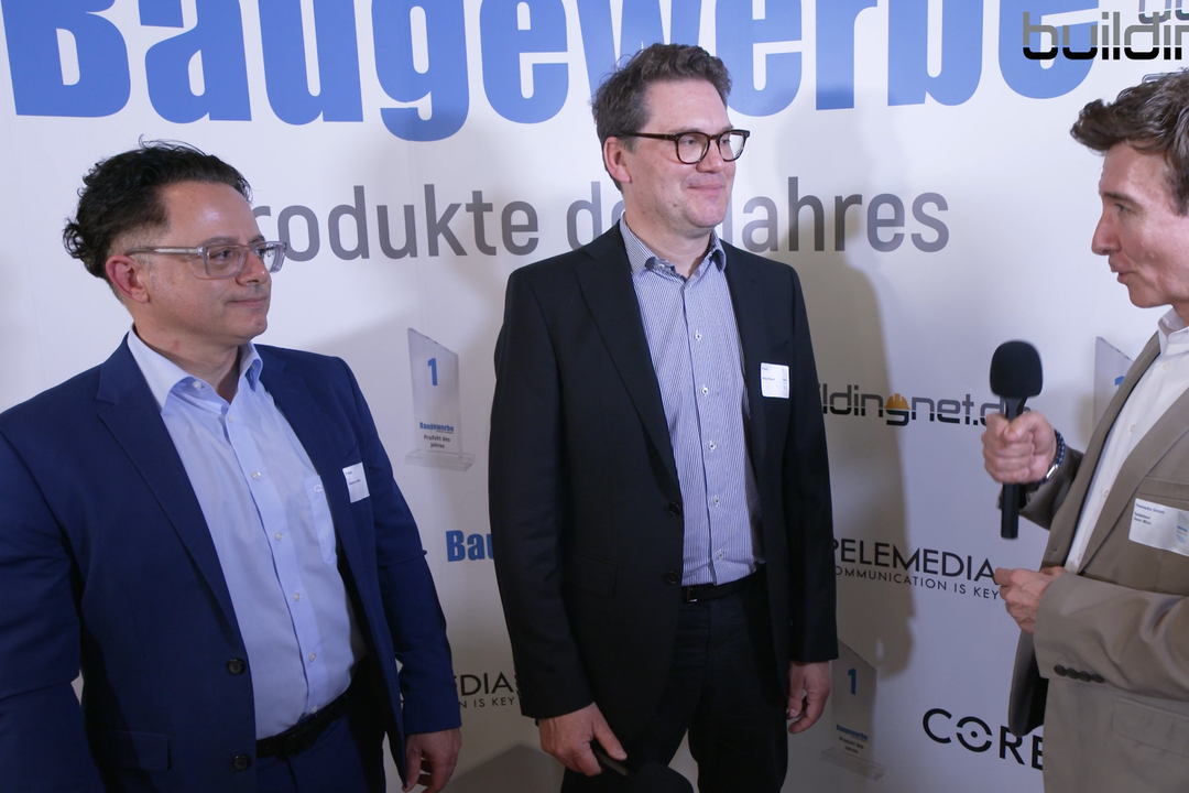 Video-Interview Stefan Pfetsch und Claudio Licata - Baugewerbe Produkte des Jahres 2026 Video-Interview Stefan Pfetsch und Claudio Licata - Baugewerbe Produkte des Jahres 2026