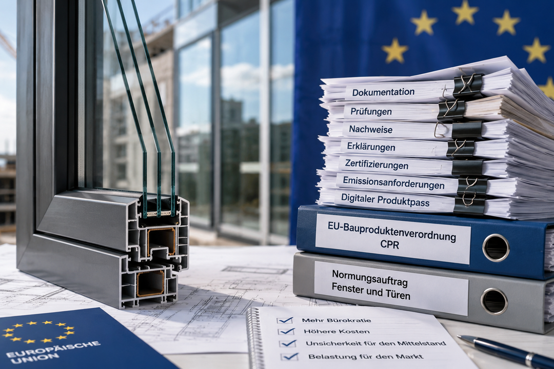 EU-Normungsauftrag für Fenster und Türen: VFF warnt vor Bürokratie- und Kostenschub EU-Normungsauftrag für Fenster und Türen: VFF warnt vor Bürokratie- und Kostenschub
