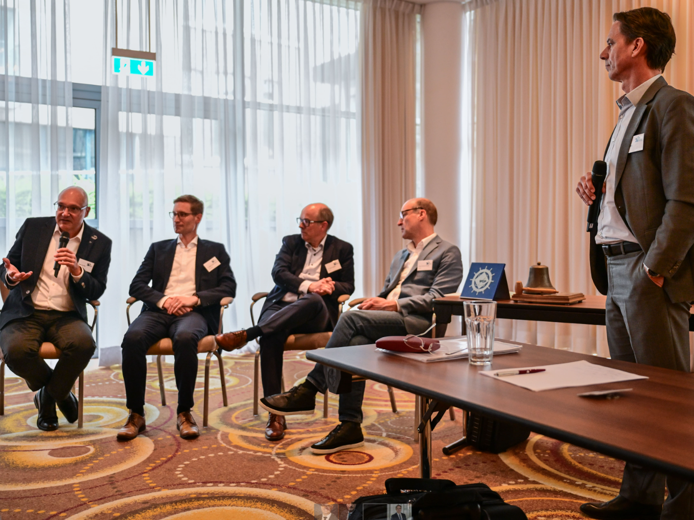 Opening the store floor for data rooms: The WGP wants to support SMEs with digitalization Panel discussion on the question of how data rooms arrive on the store floor at the WGP Spring Conference, May 5-8, 2026 in Maastricht, (from left to right): Ingo Sawilla, R&D Manager Research, Head of Manufacturing X at Trumpf, Dr Marc-André Dittrich, Manager Central Development Coordination & Research Manager at DMG Mori, Dr Marc Hüske, Head of Forum Manufacturing X at VDMA, Ernst Stöckl-Pukall, Head of the Digitalization and Industry 4.0 Department at BMWI.