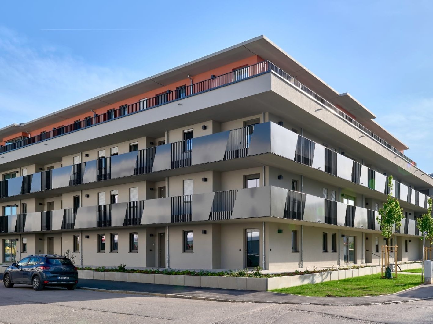 Genossenschaftlicher Wohnungsbau mit Coriso-Mauerziegeln