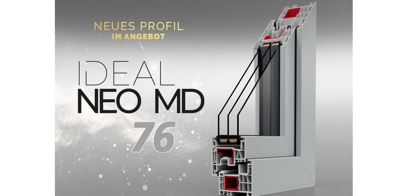 Fenstersystem: Drutex erweitert Portfolio mit neuem Aluplast-Fenstersystem IDEAL NEO MD Aluplast-Fenstersystem von Drutex