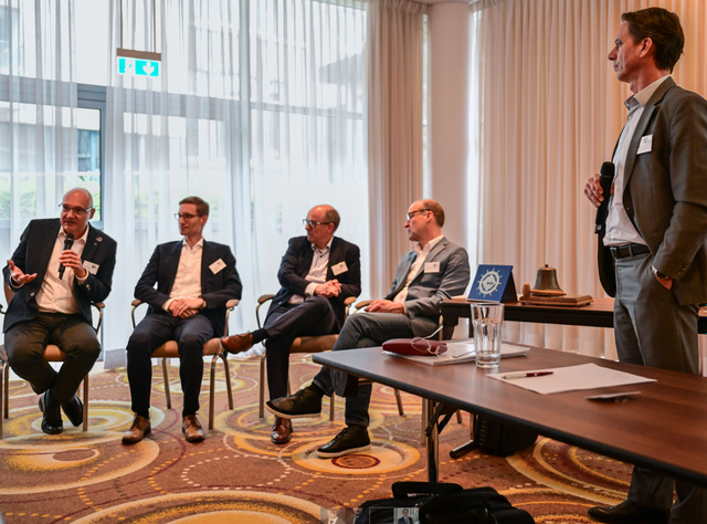 Opening the store floor for data rooms: The WGP wants to support SMEs with digitalization Panel discussion on the question of how data rooms arrive on the store floor at the WGP Spring Conference, May 5-8, 2026 in Maastricht, (from left to right): Ingo Sawilla, R&D Manager Research, Head of Manufacturing X at Trumpf, Dr Marc-André Dittrich, Manager Central Development Coordination & Research Manager at DMG Mori, Dr Marc Hüske, Head of Forum Manufacturing X at VDMA, Ernst Stöckl-Pukall, Head of the Digitalization and Industry 4.0 Department at BMWI.
