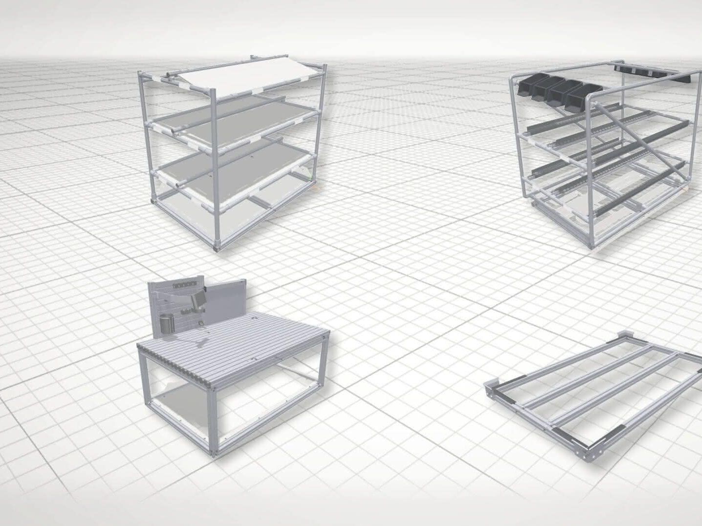 Transportsysteme: Standardisiert im Aufbau, flexibel im Einsatz Transportsysteme: Standardisiert im Aufbau, flexibel im Einsatz