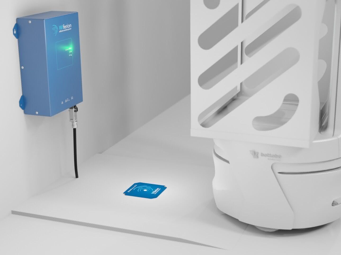 Charging system: Inductive charging for small robots