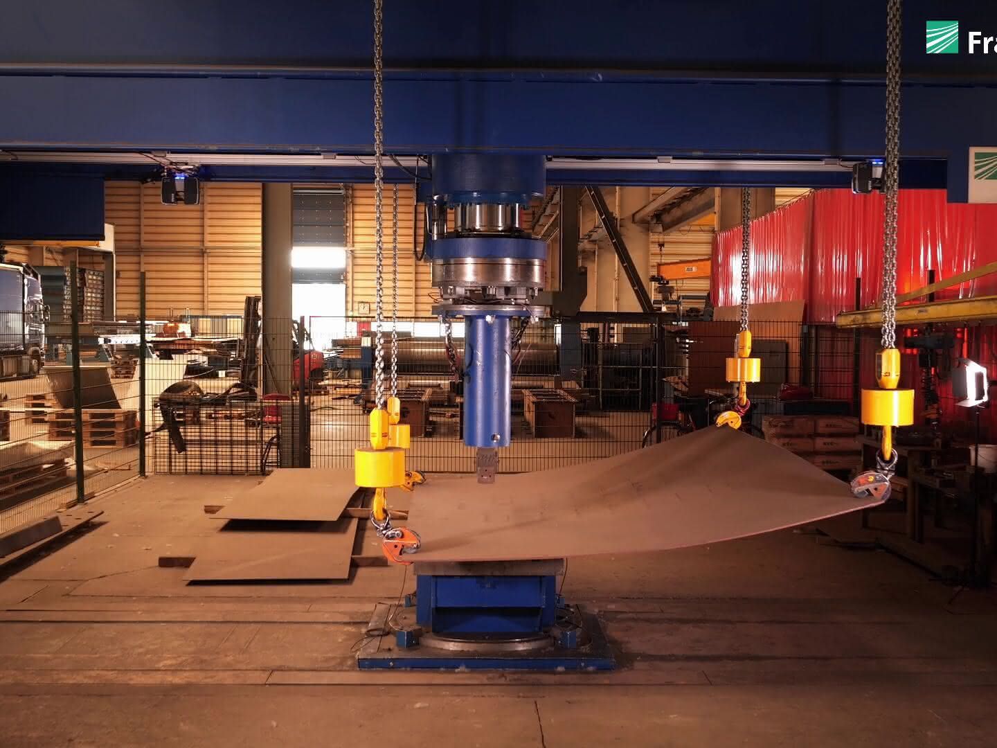 Handling systems: Precise forming and handling of large sheets Handling systems: Precise forming and handling of large sheets