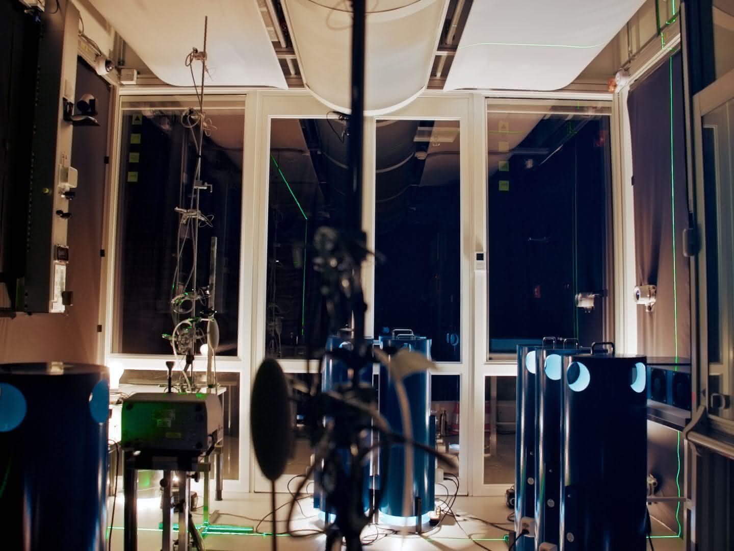 Das Set-up beim Projekt PEARL.