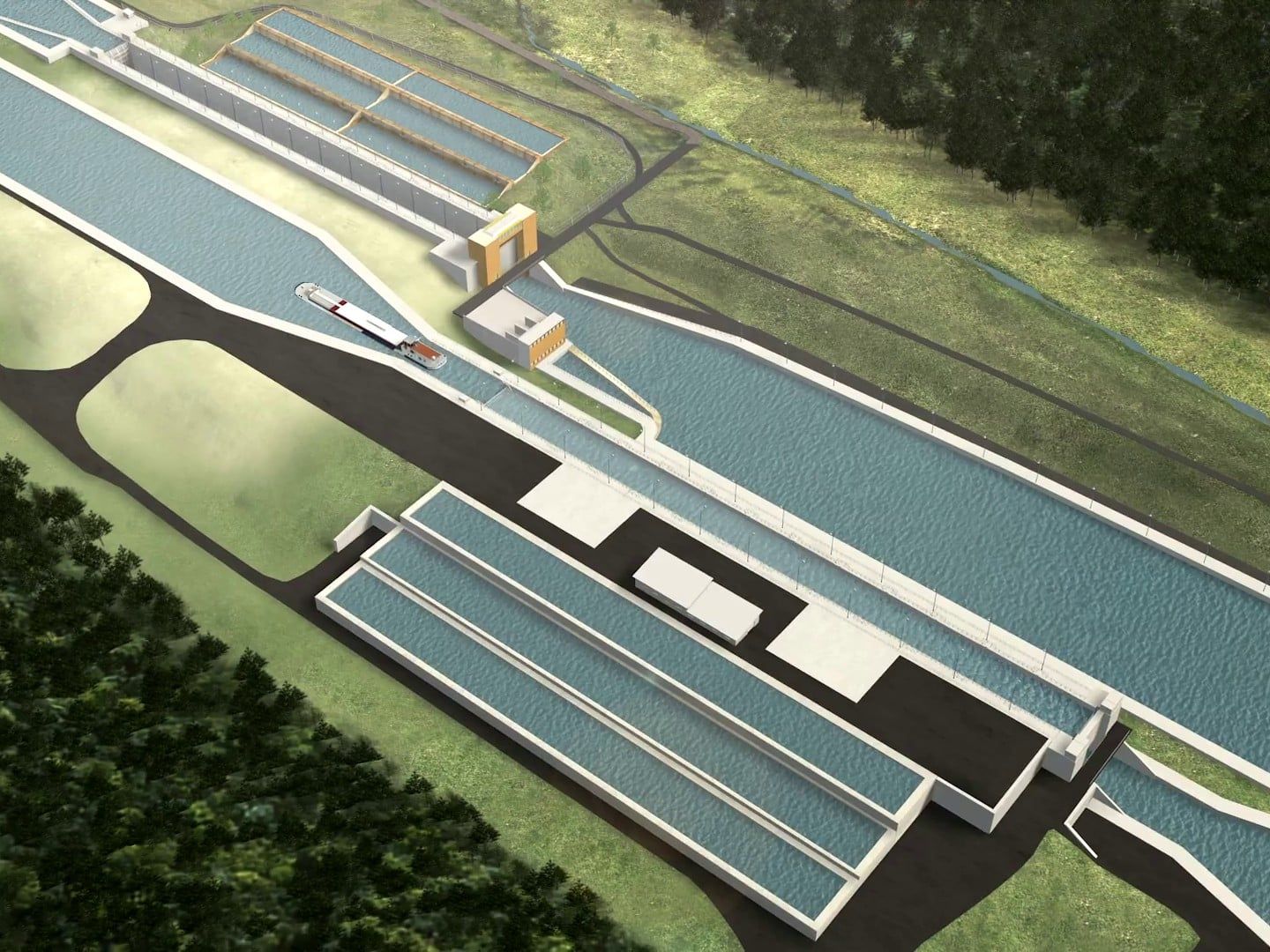 Schleuse Erlangen: Strabag übernimmt Großauftrag für den Ersatzneubau am Main-Donau-Kanal