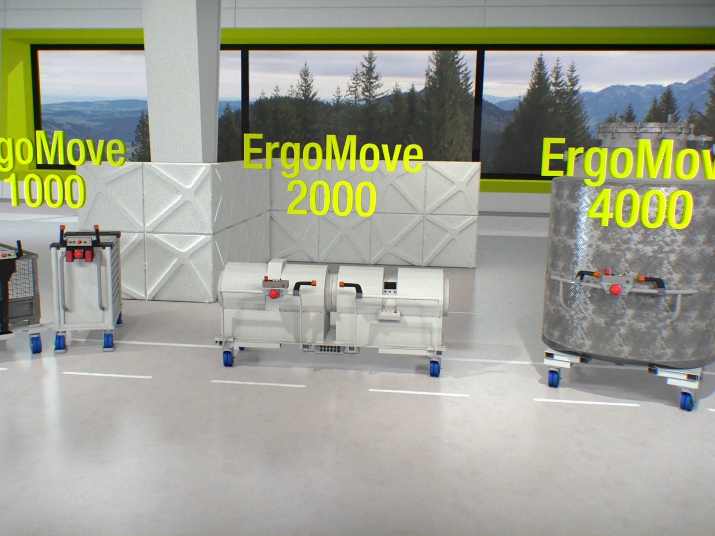 Motek 2023: Efficient solutions for in-house transportation ErgoMove product range