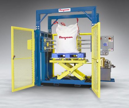 Bulk goods: Big bag conditioner with double sheet