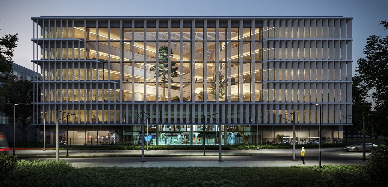 Betriebsgebäude Merck Foto Betriebsgebäude Merck