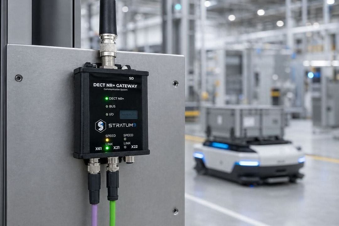 Stratum 9: Industriell einsetzbares DECT NR+ Gateway Stratum 9: Industriell einsetzbares DECT NR+ Gateway