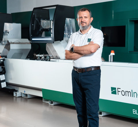 FOM Industrie Srl, based in Italy, is a leading international manufacturer of high-tech machine tools for processing extruded aluminum profiles.