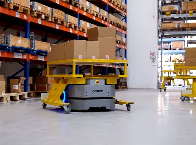 Autonomous mobile robot solution: Optimized logistics in electric motor sales Autonomous mobile robot solution: Optimized logistics in electric motor sales