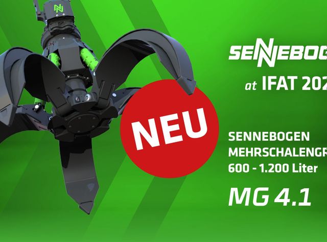 Sennebogen auf der IFAT 2026 in München